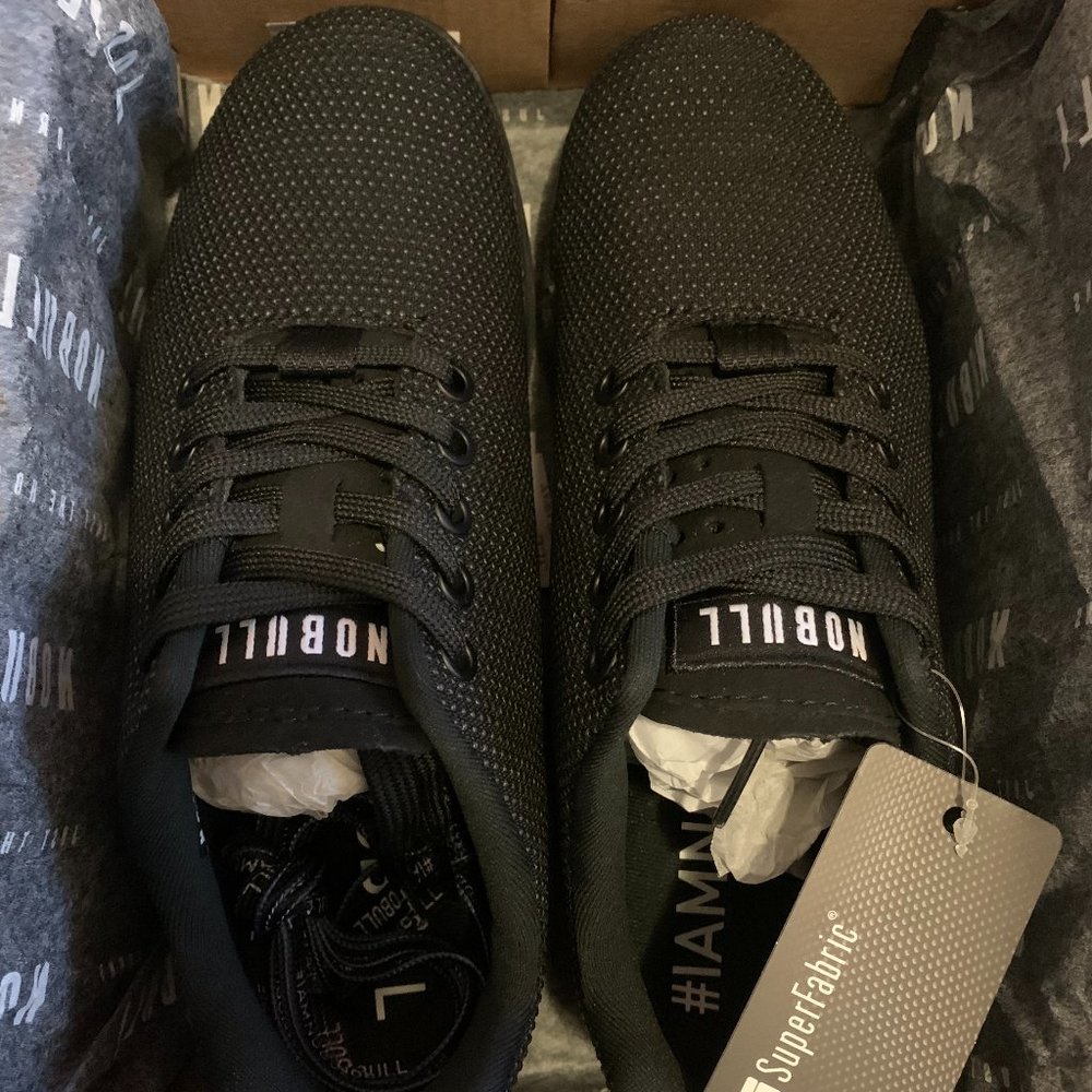 Brand-new NoBull black trainers Size 7.5